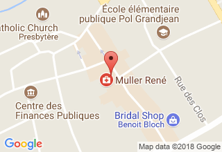 Plan de localisation de Muller René