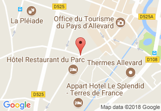 Plan de localisation de Allevard Optique