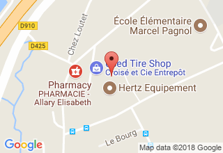 Plan de localisation de Mory