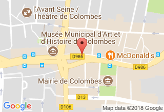Plan de localisation de Baranger Dominique