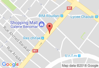Plan de localisation de G.F.P