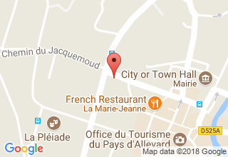 Plan de localisation de Dechenaux Daniel