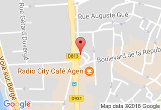 Plan de localisation de Conéjéro-Rispal (S.C.M)