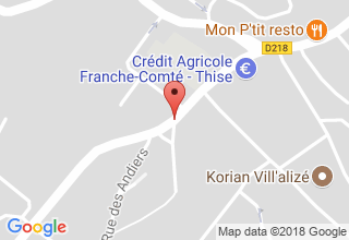 Plan de localisation de PHARMACIE DE THISE