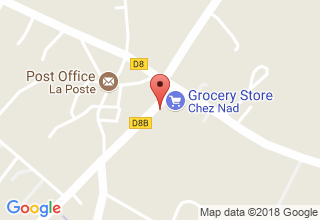 Plan de localisation de Chez Nad