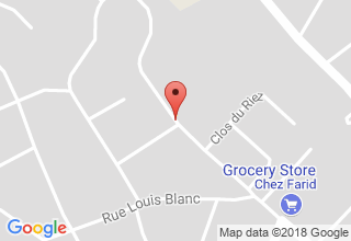 Plan de localisation de Chez Farid