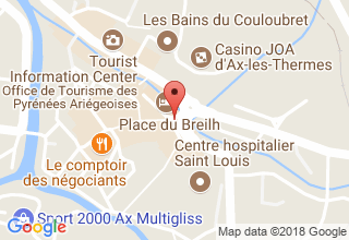 Plan de localisation de Croq'Ax Pizza