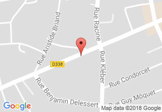 Plan de localisation de Marco Pizza