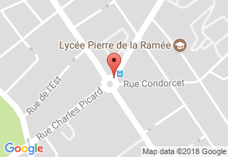 Plan de localisation de Pizza Mania