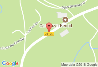 Plan de localisation de Pizza Presto