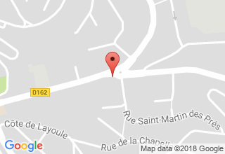 Plan de localisation de Pizz'à Rodez
