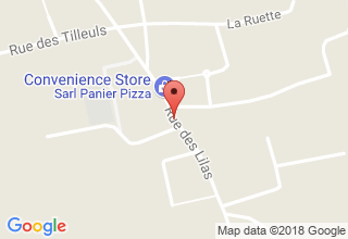 Plan de localisation de Pizza d'Ablon
