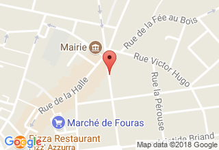 Plan de localisation de Four'As Pizz