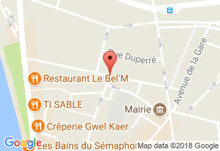 Plan de localisation de L'Excelsior