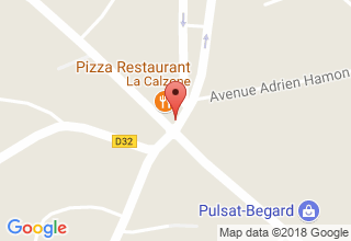 Plan de localisation de La Calzone