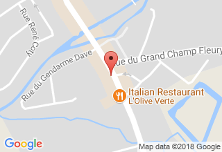 Plan de localisation de Flash Pizza