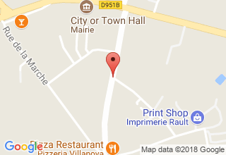 Plan de localisation de Villanova