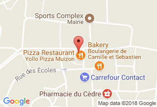 Plan de localisation de Yollo Pizza