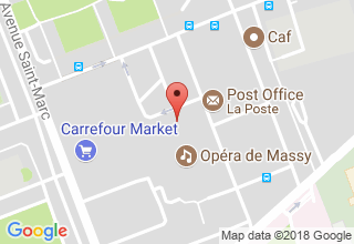 Plan de localisation de Massy Tech