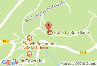 Plan de localisation de La Soleillade