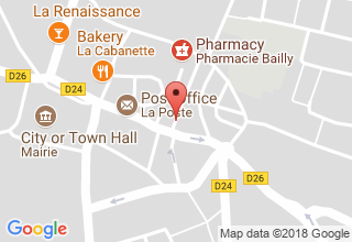 Plan de localisation de Izolphe Patrick