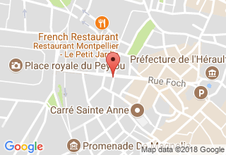Plan de localisation de Alquier Laurence
