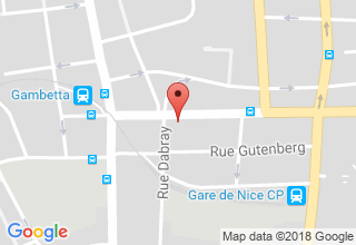 Plan de localisation de Azur Fêtes