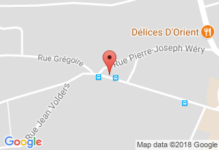 Plan de localisation de Créations M.L Delagrange