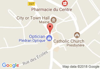 Plan de localisation de Calvier