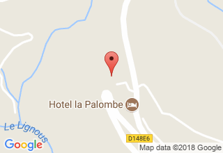 Plan de localisation de La Palombe