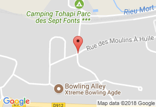 Plan de localisation de La Table de Stephane