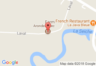 Plan de localisation de La Java Bleue
