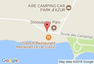 Plan de localisation de Restaurant Lac d'Azur