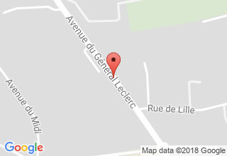 Plan de localisation de Pizza Rega