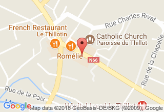 Plan de localisation de S.O.S Pizza