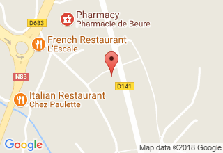 Plan de localisation de Chez Paulette