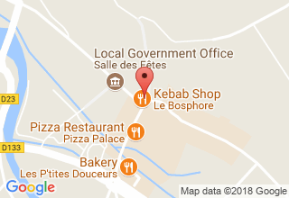 Plan de localisation de Le Bosphore