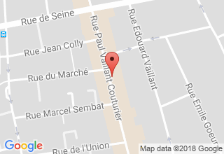 Plan de localisation de Chick N Patate