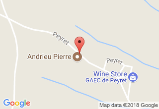Plan de localisation de Andrieu Jean