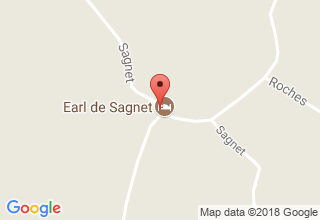Plan de localisation de EARL de Sagnet