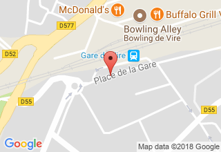 Plan de localisation de Hotel Moderne