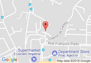 Plan de localisation de Corsica Sida
