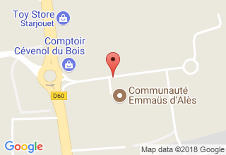 Plan de localisation de Emmaüs (Communauté d')
