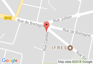 Plan de localisation de A.D.M.R. Alençon Est