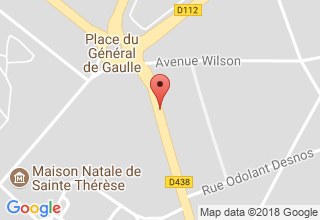 Plan de localisation de Association Le Duo