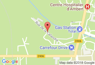 Plan de localisation de A.D.A.P.E.I