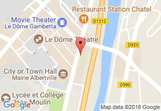 Plan de localisation de Croix Rouge Francaise Comité Albertville