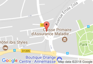 Plan de localisation de Ass Maison Coluche Rest Coeur Hte Savoie