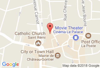 Plan de localisation de Les Folies d'Eloise