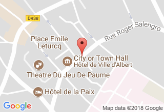 Plan de localisation de Restaurants du Coeur